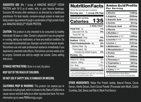 Image of Amazing Muscle VEGAN PROTEIN