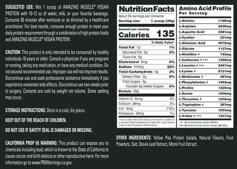 Image of Amazing Muscle VEGAN PROTEIN