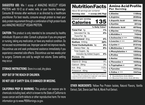 Image of Amazing Muscle VEGAN PROTEIN