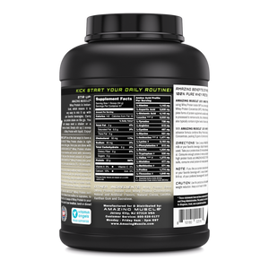 Amazing Muscle Whey Protein Isolate & Concentrate | 5 Lbs | Cookies & Cream