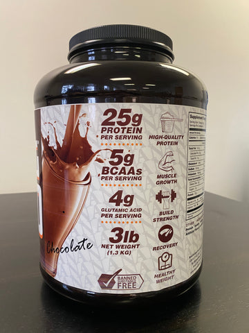 Image of Amazing Nutrition Amazing Hydro - Hydrolyzed Whey Protein Isolate, 3 Lb Chocolate Flavor