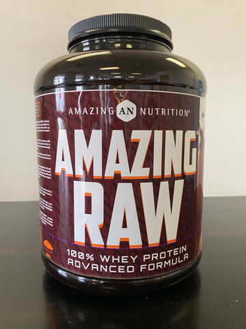Image of Amazing Raw Whey Protein | Isolate & Concentrate | 5 Lbs | Chocolate Flavor