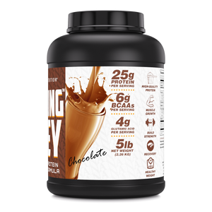 Amazing Whey Whey Protein Isolate & Concentrate  | 5 Lbs | Chocolate Flavor