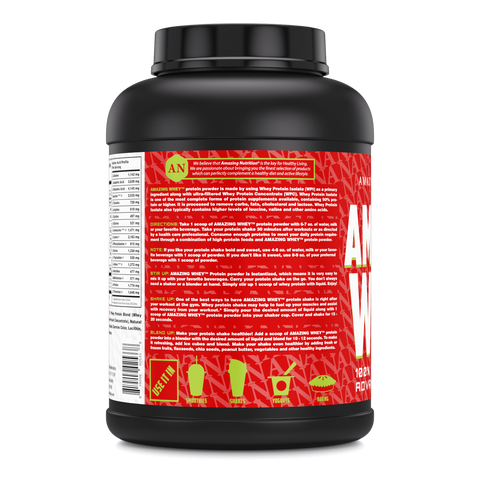 Image of Amazing Whey Whey Protein Isolate & Concentrate | 5 Lbs | Strawberry Flavor