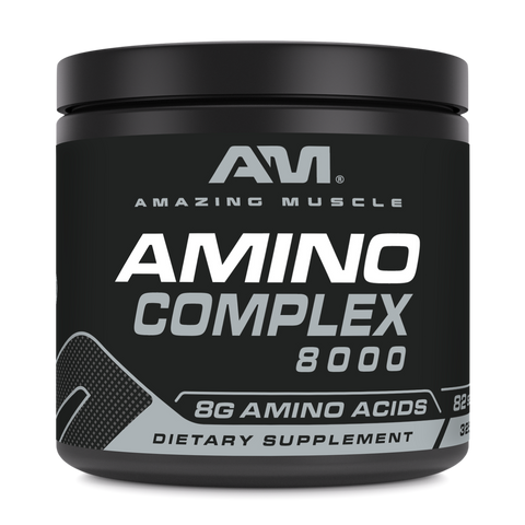 Image of Amazing Muscle Amino Complex 8000 | 8 G Amino Acids per Serving | 325 Tablets | 82 Servings