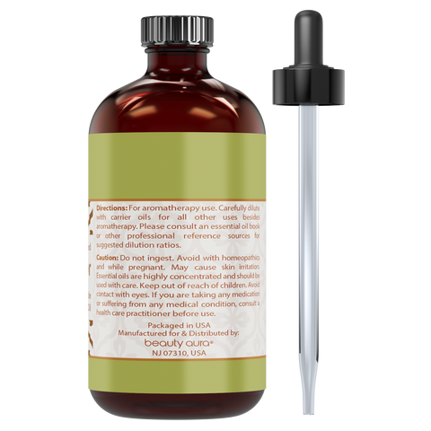 Image of Beauty Aura 100% Pure & Undiluted Camphor Therapeutic Grade Essential Oil | 4 Fl Oz