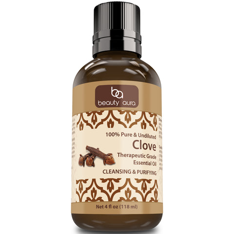 Image of Beauty Aura Clove Essential Oil | 2 Fl Oz | 60 Ml