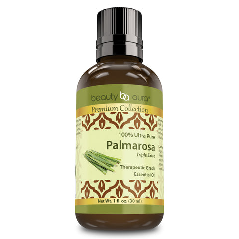Image of Beauty Aura Premium Collection- Ultra Pure Palmarosa Essential Oil | 1 Oz