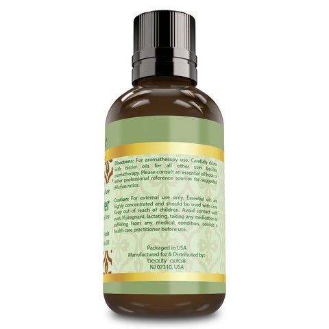Image of Beauty Aura Premium Collection Vetiver Essential Oil | 1 Oz