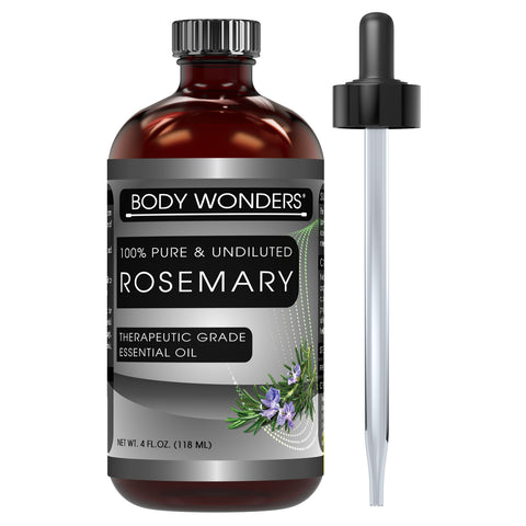 Image of Body Wonders Rosemary | Therapeutic Grade Essential Oil | 4 Fl. Oz (118 ml)