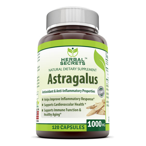 Image of Herbal Secrets Astragalus | 1000 Mg | 120 Capsules