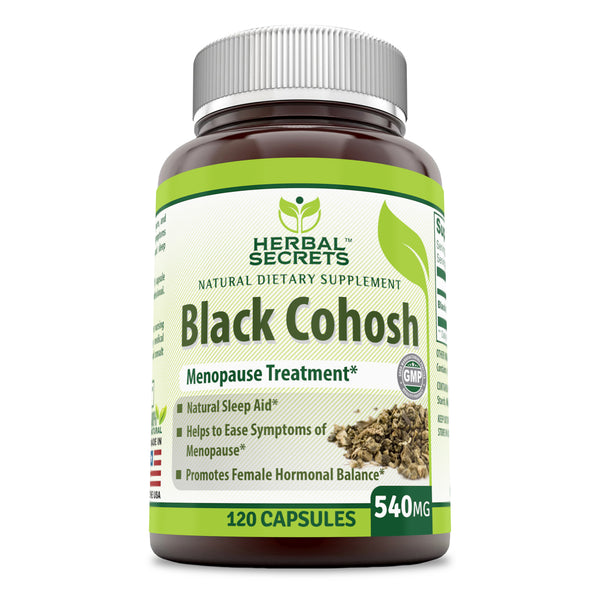 Herbal Secrets Black Cohosh 540 Mg 120 Capsules Amazing Nutrition