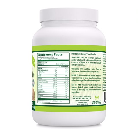 Image of Herbal Secrets Brewer's Yeast Powder | 16 Oz | 1 Lb