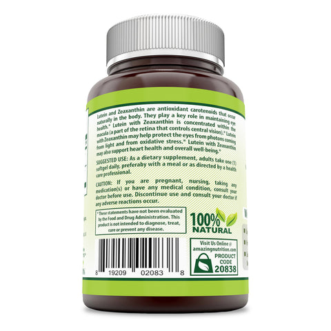 Image of Herbal Secrets Lutein | 20 Mg | 120 Softgels
