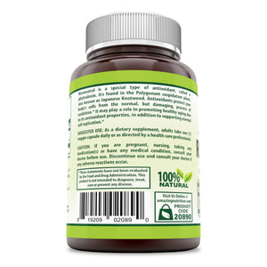 Herbal Secrets Resveratrol | 250 Mg | 60 Veggie Capsules