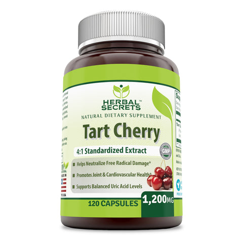 Image of Herbal Secrets Tart Cherry | 1200 Mg | 120 Capsules