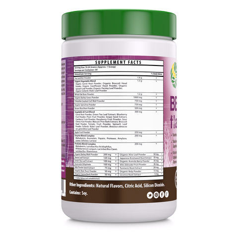 Image of Wholesome Greens Super Food Berry Flavor - 8.5 oz - Amazing Nutrition