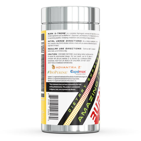 Image of Amazing Muscle Burn X-Treme Complete Thermogenic Formula | 120 Capsules | 30 Servings
