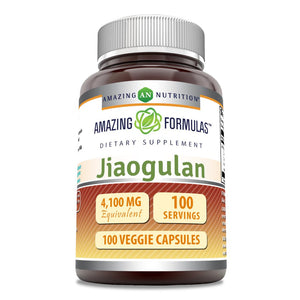 Amazing Formulas Jiaogulan | 4100 Mg | 100 Veggie Capsules