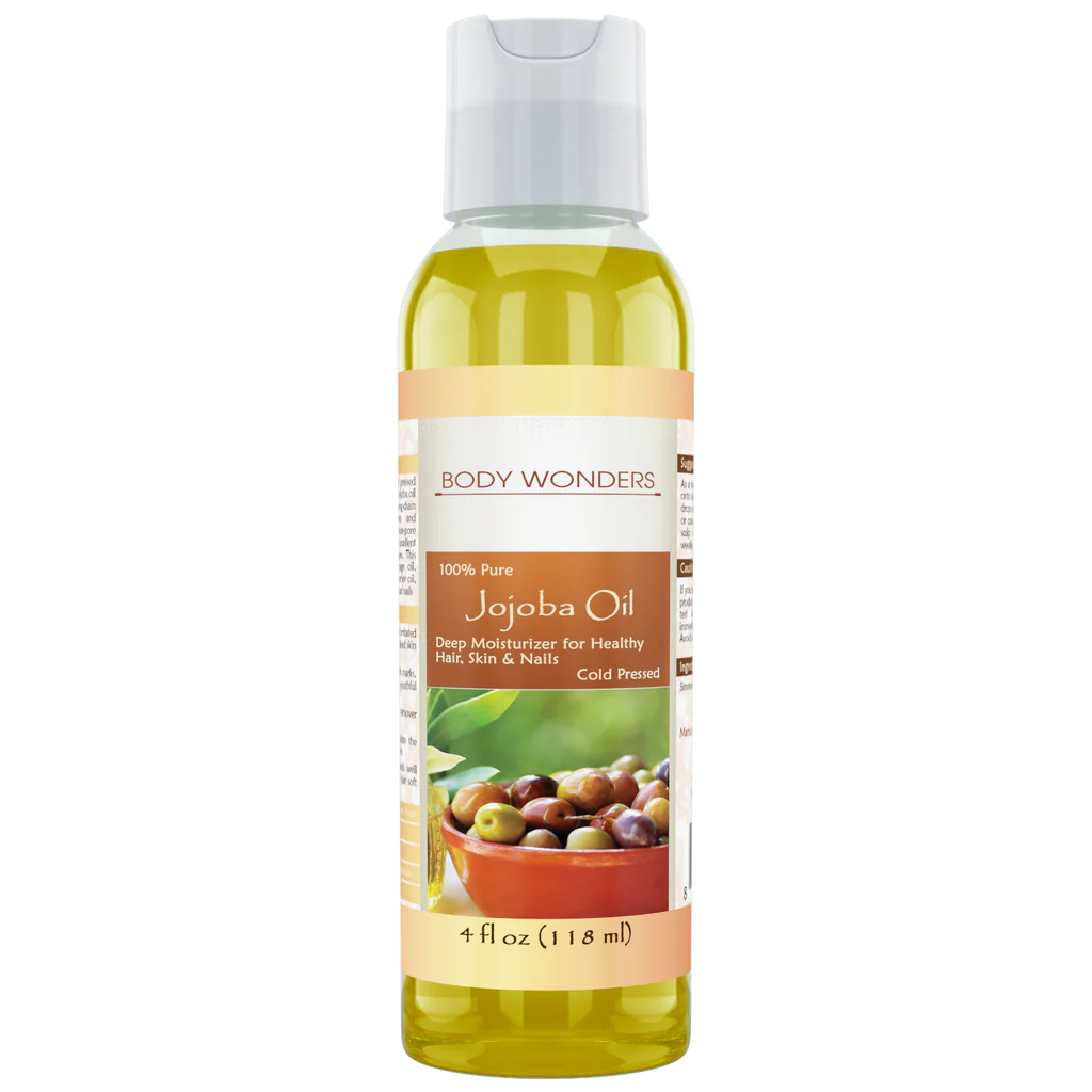 Body Wonders Jojoba Oil | 4 Fl. Oz (118 ml) | 100% Pure & Cold-Pressed