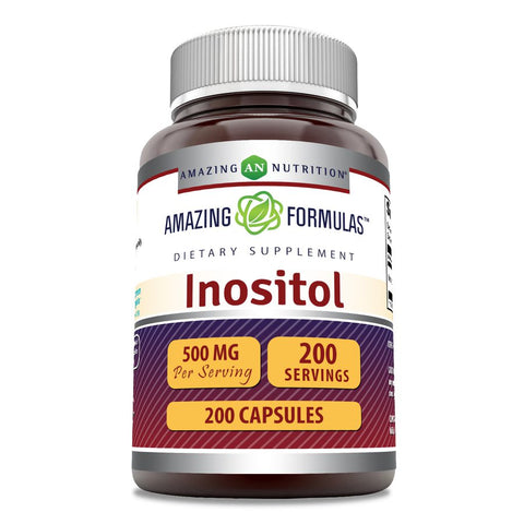 Image of Amazing Formulas Inositol | 500 Mg | 200 Capsules