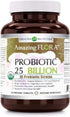 Amazing Flora Probiotic 25 Billion | 10 Strains | 60 Tablets