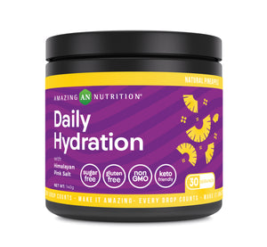 Amazing Nutrition Daily Hydration | Pineapple Flavor | 30 Servings