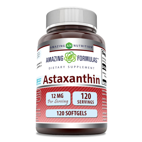 Image of Amazing Formulas Astaxanthin | 12 Mg | 120 Softgels