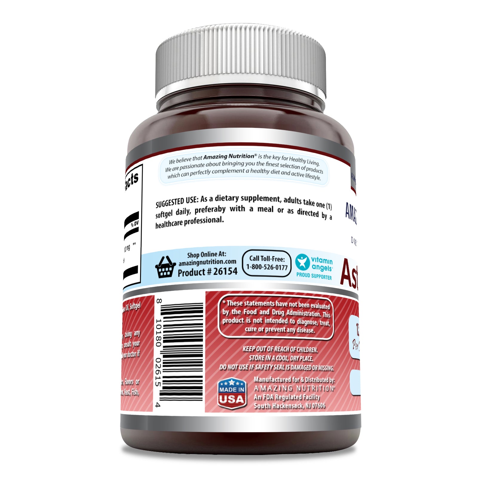 Amazing Formulas Astaxanthin | 12 Mg | 120 Softgels