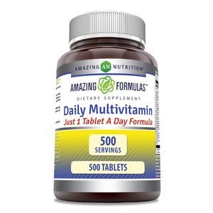 Amazing Formulas Daily Multivitamin | 500 Tablets