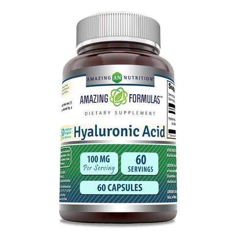 Image of Amazing Formulas Hyaluronic Acid | 100 Mg | 60 Capsules