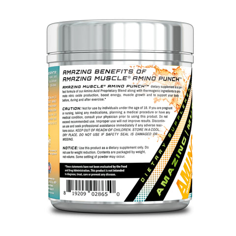 Image of Amazing Muscle Amino Punch | 30 Servings | Pineapple