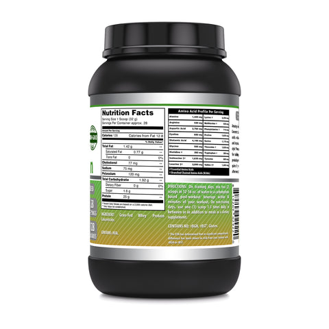 Image of Amazing Formulas Grass FED Whey Protein | 2 Lbs | Unflavored