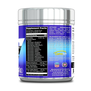 Amazing Muscle Amino Punch | 30 Servings | Blue Raspberry