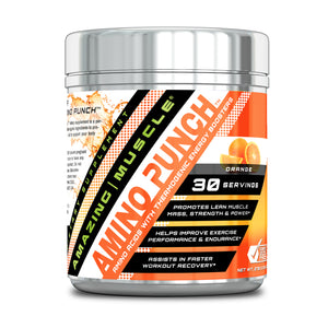 Amazing Muscle Amino Punch | 30 Servings | Orange