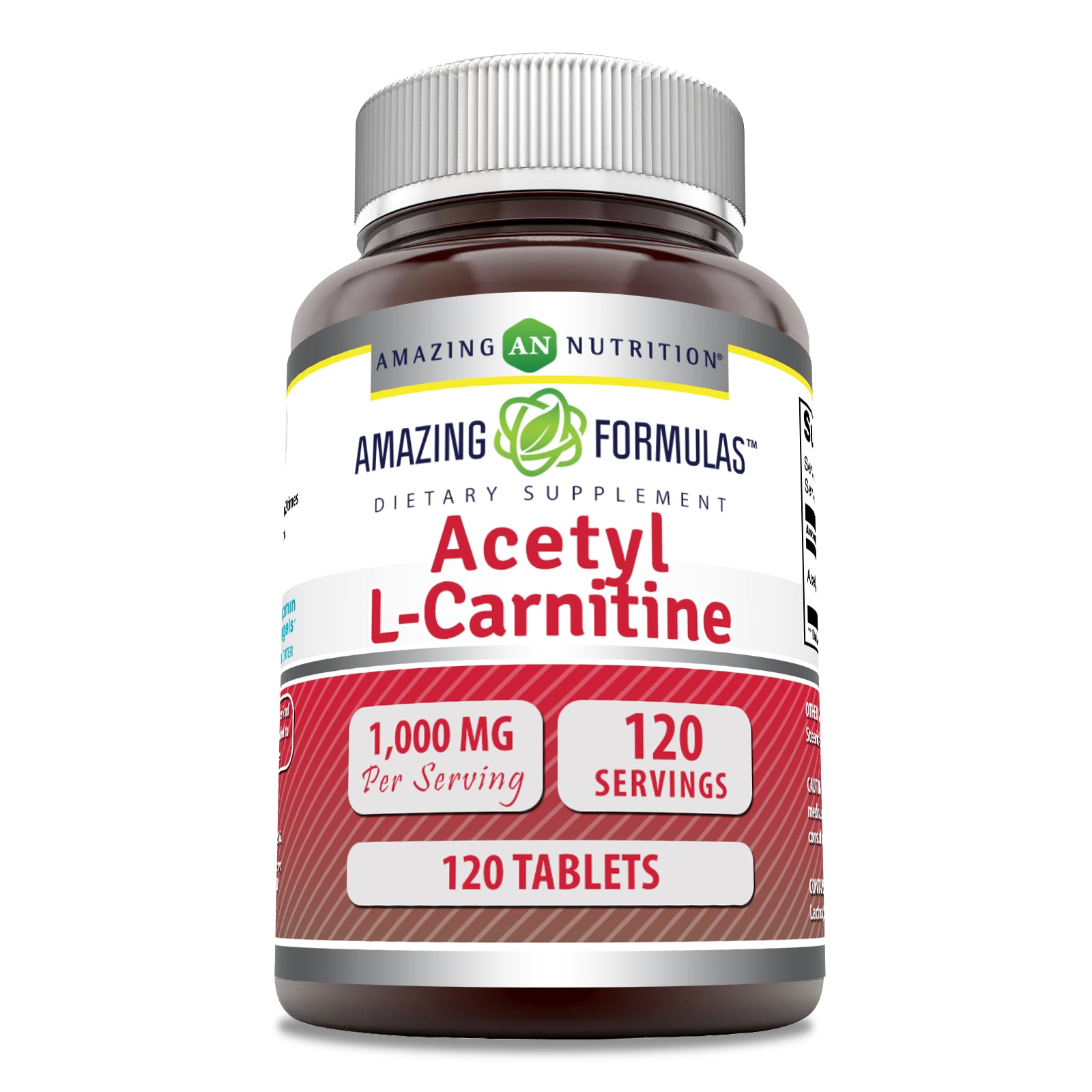 Amazing Formulas Acetyl L-Carnitine | 1000 Mg | 120 Tablets