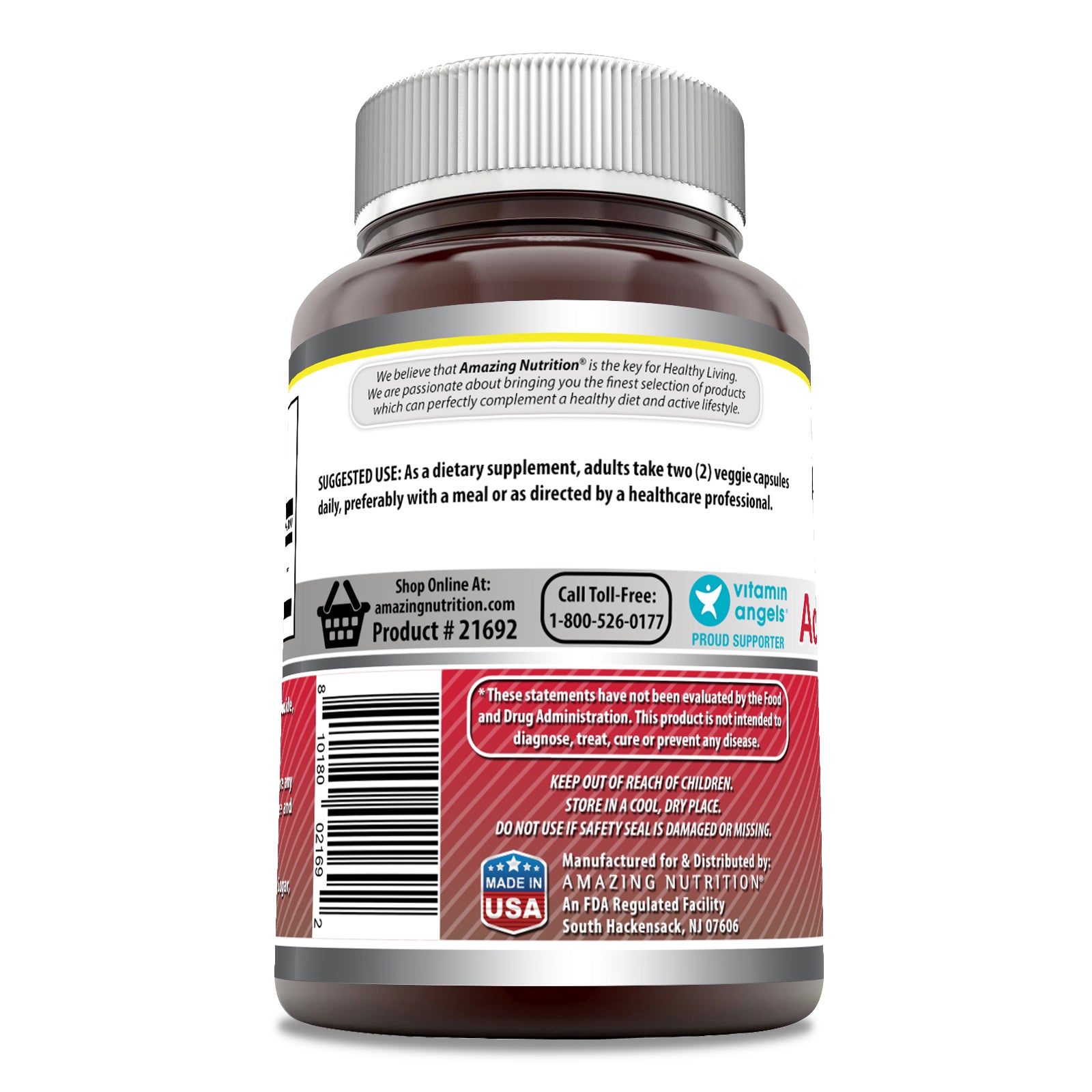 Amazing Formulas Acetyl L-Carnitine | 1200 Mg Per Serving | 120 Veggie Capsules