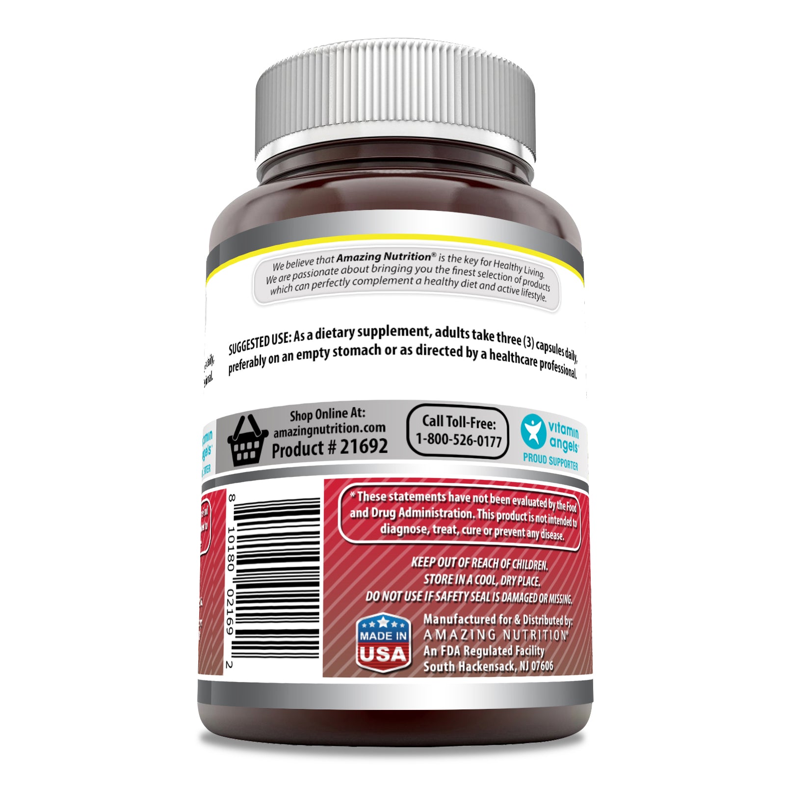 Amazing Formulas Acetyl L-Carnitine |  1500 Mg Per Serving | 120 Capsules
