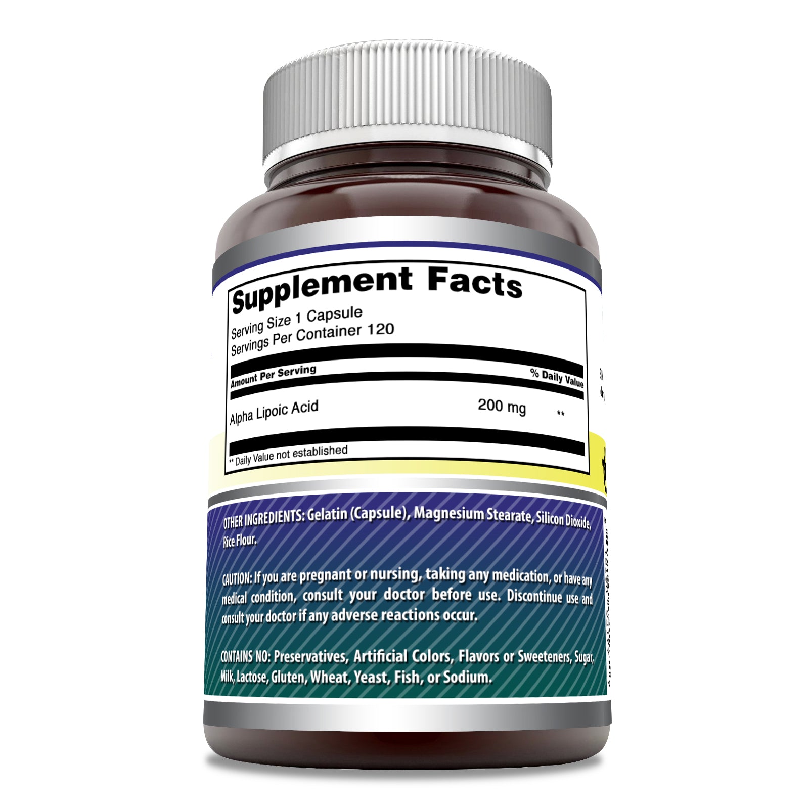 Amazing Formulas Alpha Lipoic Acid | 200 Mg | 120 Capsules