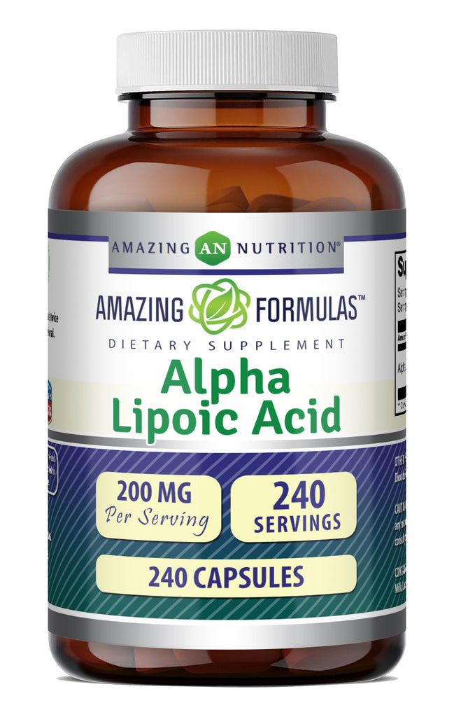 Amazing Formulas Alpha Lipoic Acid 200 Mg | 240 Capsules