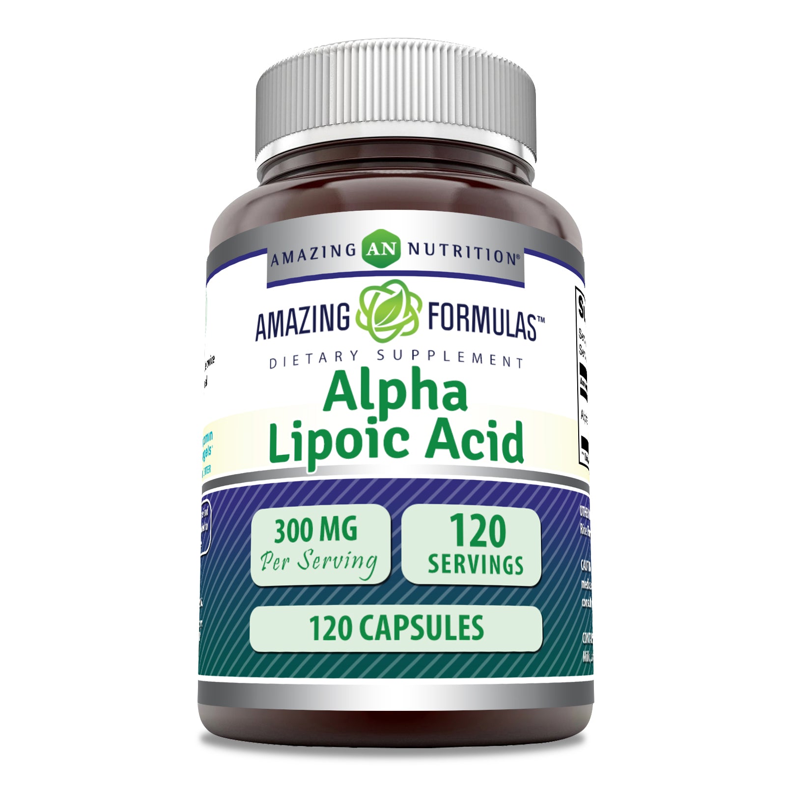 Amazing Formulas Alpha Lipoic Acid | 300 Mg | 120 Capsules