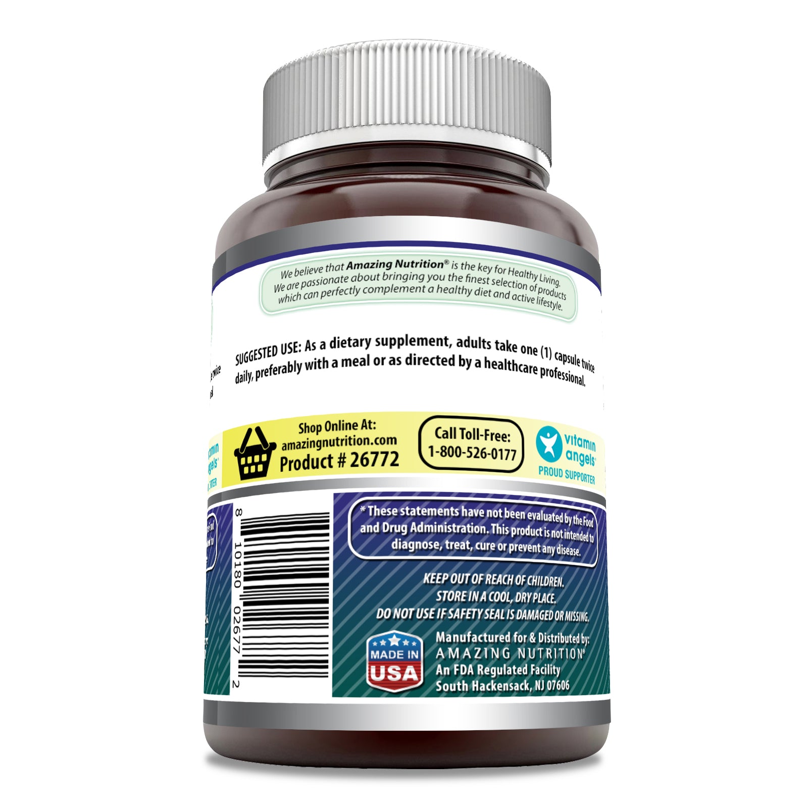 Amazing Formulas Alpha Lipoic Acid | 300 Mg | 120 Capsules