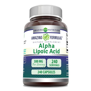 Amazing Formulas Alpha Lipoic Acid | 300 Mg | 240 Capsules