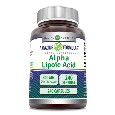 Image of Amazing Formulas Alpha Lipoic Acid | 300 Mg | 240 Capsules