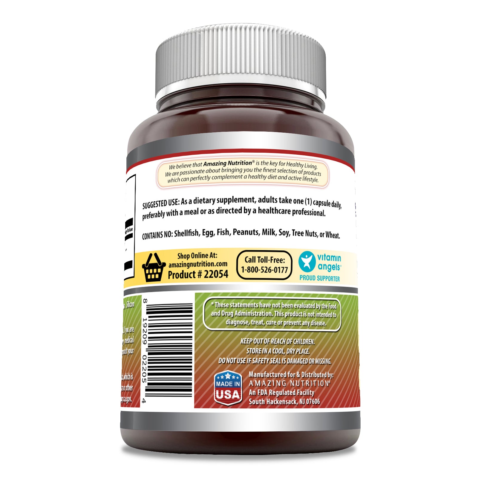Amazing Formulas Apple Cider Vinegar | 500 Mg | 250 Capsules