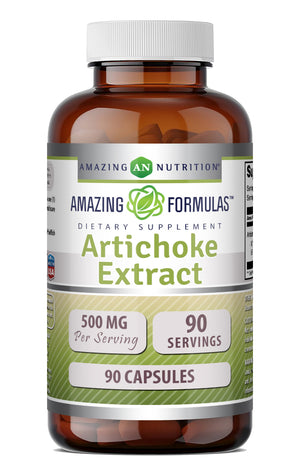 Amazing Formulas Artichoke Extract 500 Mg | 90 Capsules