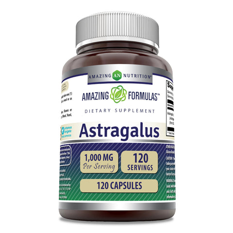 Image of Amazing Formulas Astragalus | 1000 Mg | 120 Capsules