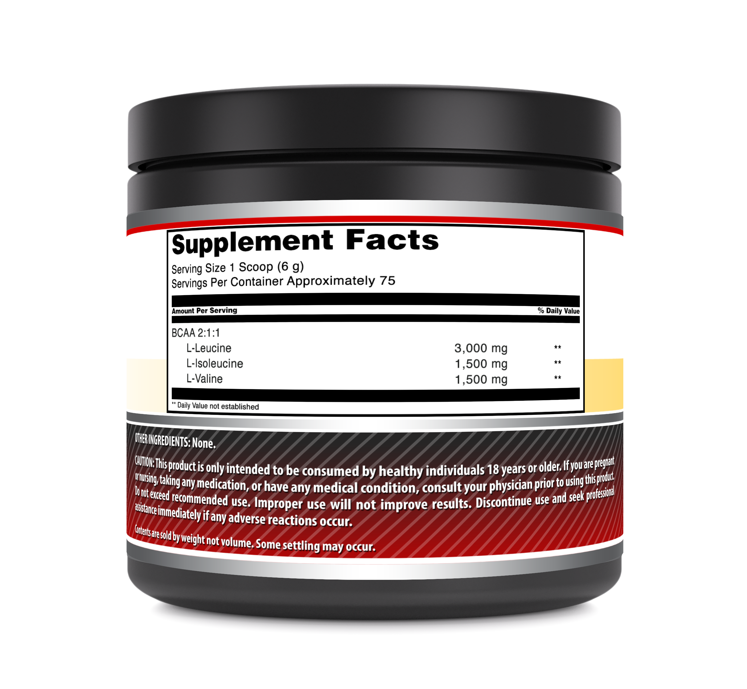 Amazing Formulas BCAA 2:1:1 | 1 Lb | 75 Servings | Unflavored