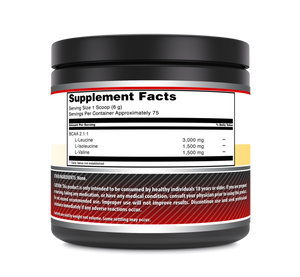 Amazing Formulas BCAA 2:1:1 | 1 Lb | 75 Servings | Unflavored