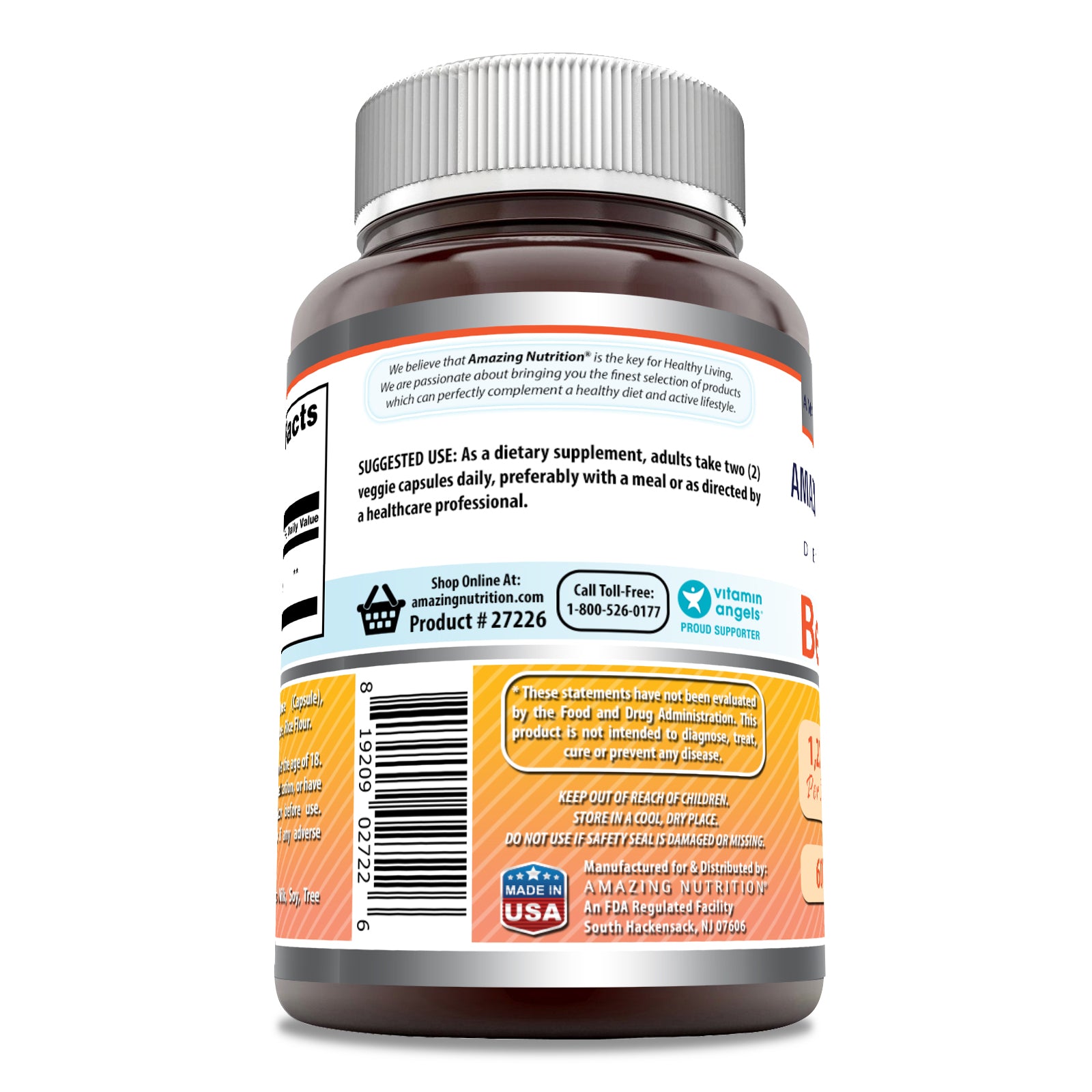Amazing Formulas Berberine | 1200 Mg Per Serving | 60 Veggie Capsules